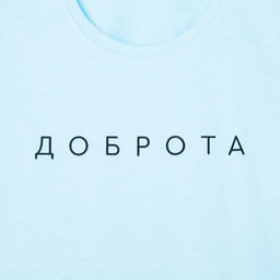 Футболка женская KAFTAN «Доброта», голубая, размер 40-42
