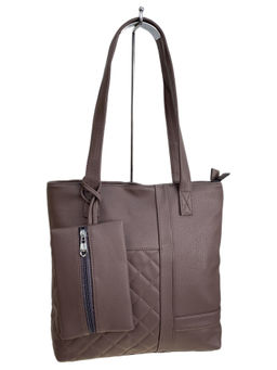 Женская сумка из искусственной кожи, цвет темная пудра