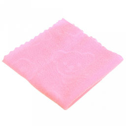 Салфетка микрофибра 30х30см "Фигурная" розовый (Китай)