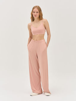 Топ на регулируемых лямках "Персик" женский