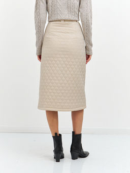 юбка стеганая длины миди на молнии - Glenfield фото 6