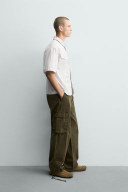 SOBRECAMISA LAVADA BOXY FIT / Blanco roto