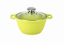 ЛА_АП_TRENDY STYLE (lime) Кастрюля 1,0л со стекл крыш, арт. к11tsl