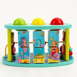 Бизиборд Море, стучалка, рыбалка и серпантинка, 16?26?13.5 см - Simaland фото 9