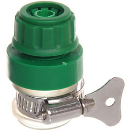 Цена за 5 шт. Штуцер внешний с хомутом муфта 1/2" ДоброСад