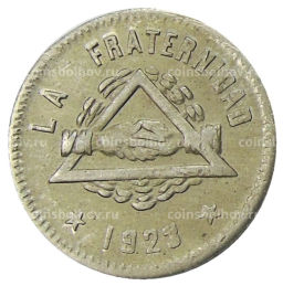 Монета 25 сентимо 1923 года Испания  Барселона