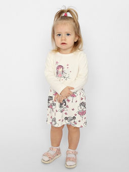 CRB wear/CSNG 63417-21-347 Платье для девочки,экрю/Ex.Cherubino  фото 4