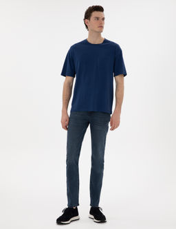 A__k Lacivert Comfort Fit Basic Ti__rt - Pierre cardin фото 4
