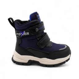 Ботинки мембранные на меху В6672-2 синие - BONCY фото 2