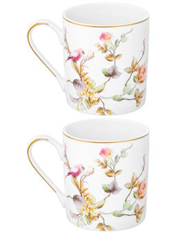 Набор 2 кружек 200 мл 10,5*7,5*7,8 см Певчие птички NEW BONE CHINA, фарфор - Elan gallery фото 6