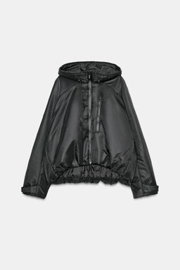 WATER-REPELLENT WINDPROOF PUFFER JACKET WITH HOODIE - Zara фото 5