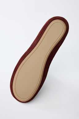 BABUCHA PIEL LIMITED EDITION / Rojo Burdeos - Zara фото 8