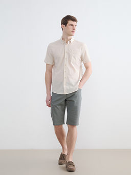 Slim Fit Gabardin Erkek ?ort