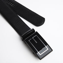 Ремень мужской, ширина 3.5 см, пряжка автомат, цвет чёрный - Simaland фото 2