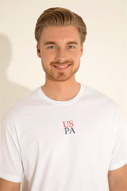 Мужская белая футболка - U.s. polo assn фото 10