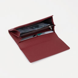 Кошелёк на магнитах, цвет бордовый - Simaland фото 5