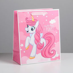 Пакет ламинированный вертикальный My darling pony, ML 23 27 11,5 см