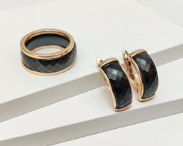 Комплект Кольцо и Серьги