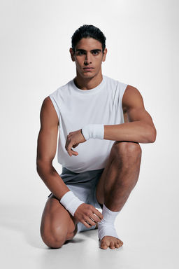 Camiseta de deporte sin mangas en DryMove - H&m фото 8
