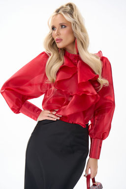 Рубашка Алиша (красный) - Эльза фото 10