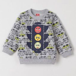 CRB wear/CSNB 62672-11 Джемпер для мальчика, светло-серый меланж/Ex.Cherubino  фото 4