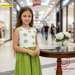 Платье для девочки с рисунком