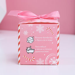 Бомбочка для ванны Сияй в Новом году! 130 г, аромат медовое настроение - Чистое счастье фото 3