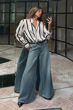 Z1975 LOW-RISE PALAZZO JEANS