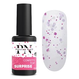Confetti Top Surprise матовый топ с цветными шестигранниками NEW
