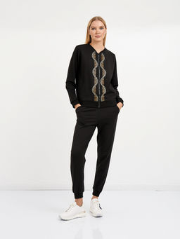 кардиган женский на молнии со стразами - Glenfield фото 2