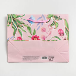 Цена за 2 шт. Пакет подарочный ламинированный, упаковка, «8 марта», MS 18×23×8 см