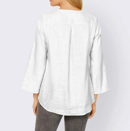 Блузка, экрю - Linea tesini фото 4