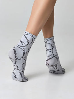 Цена за 2 пары. Носки фантазийные CONTE FANTASY Плотные носки с вывязанным рисунком My dreams - Conte elegant фото 3