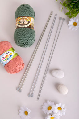 Спицы GAMMA прямые KN2H алюминий d 3.0 мм 35 см 2 шт с покрытием фото 5