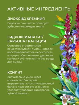 Зубная паста Против кариеса Чайное дерево - Siberina фото 6