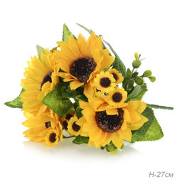 Цветок искусственный 27 см Подсолнух / NW715 /уп 320/