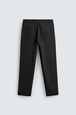 PANTAL?N RELAXED FIT ALGOD?N - LINO / Negro - Zara фото 7