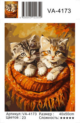 Картина по номерам на холсте и подрамнике 40х50 см