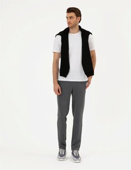 Antrasit Melanj Slim Fit E_ofman Alt_ - Pierre cardin фото 3