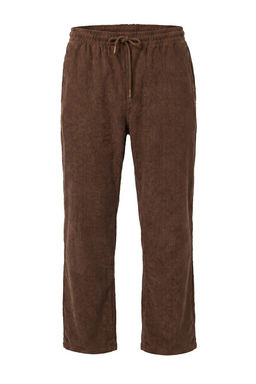 Kahverengi Kadife Beli Lastikli Normal/Regular Fit Erkek Pantolon TMNAW27PL00006