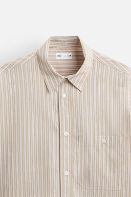 STRIPED OVERSIZE SHIRT - Zara фото 8