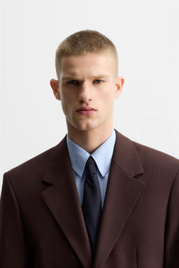 TEXTURED 100% WOOL TIE
