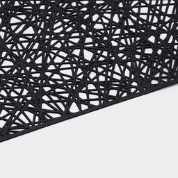 Дорожка на стол Доляна «Паутинка», 150×33 см, чёрная