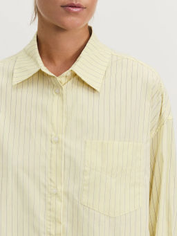 Рубашка с двойными манжетами из хлопка / Zarina  фото 6