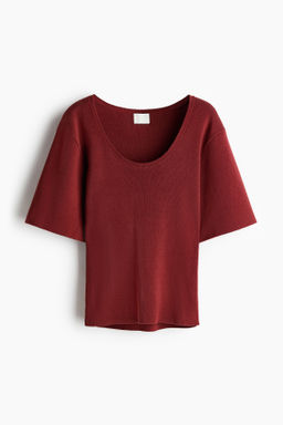 Camiseta en punto fino - H&m фото 3