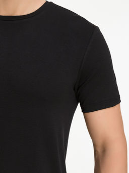 Футболка мужская короткий рукав GREG G145-V-90003 (черный)  фото 3