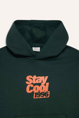 Kap__onlu Bask_l_ __i Yumu_ak T_yl_ Sweatshirt Erkek _ocuk - Defacto фото 7