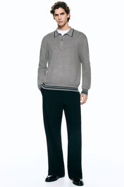 Polo de manga larga Relaxed Fit - H&m фото 4