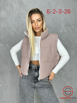 Жилетка женская из плащевки