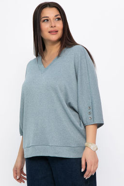 Блуза Вэнсдей (ментоловая) Б14823-4М